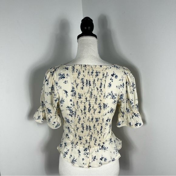 NEW Reformation Daphne floral top - Picture 9 of 10